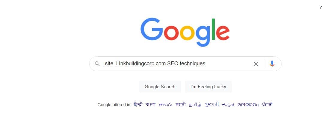 google search for your URL and focused keyword
