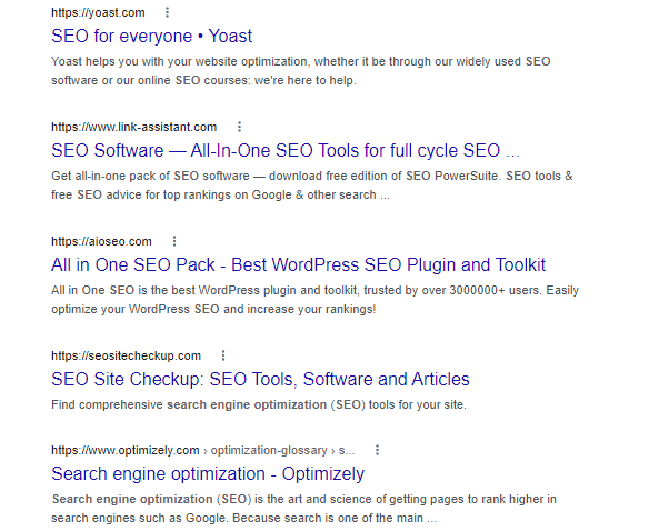 SEO guide keyword search on Google_image